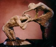 Romeo & Juliet by Richard MacDonald at the Marina Gallery