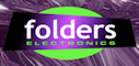 Folders Electronics website displaying their range of products and service and linking to an electronic e-commerce system for online purchasing.
